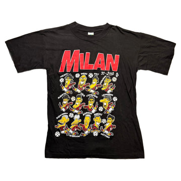 Vintage AC Milan T-Shirt - Black - XL