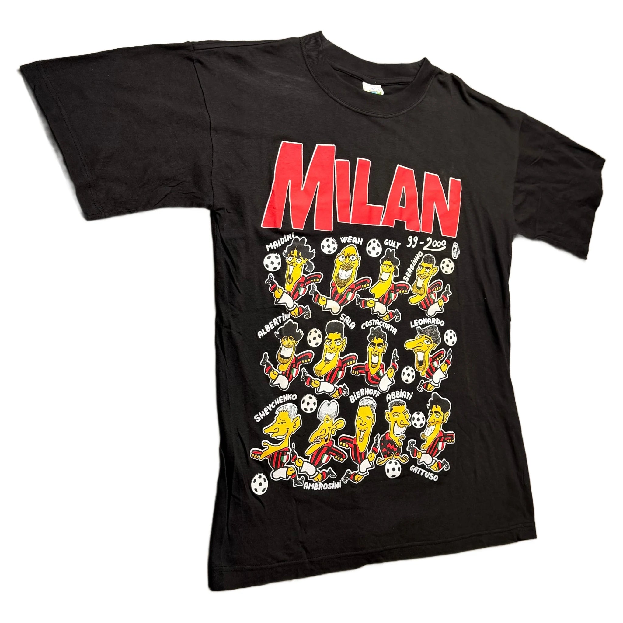 Vintage AC Milan T-Shirt - Black - XL