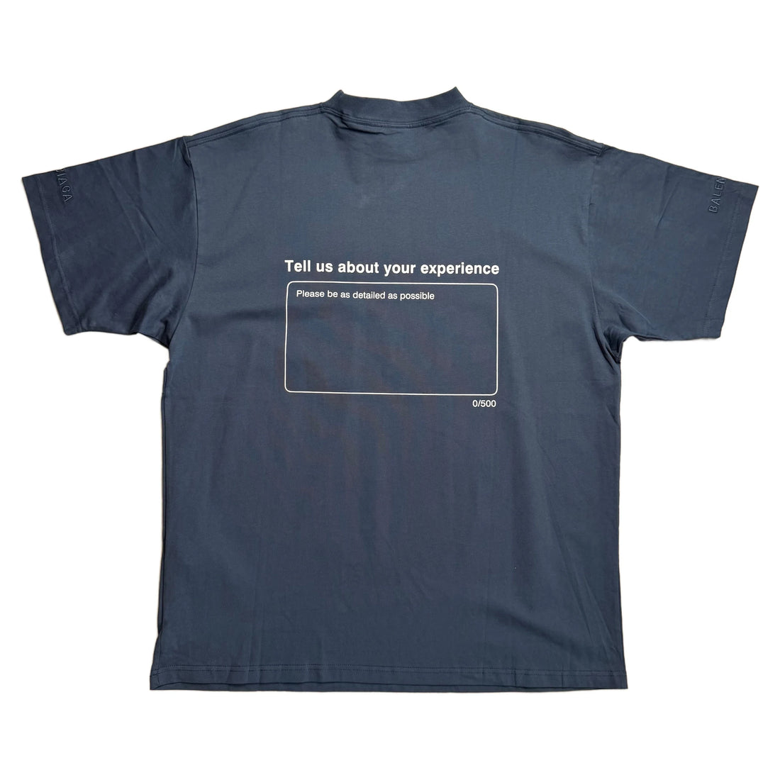 Balenciaga T-Shirt - Navy Blue - S