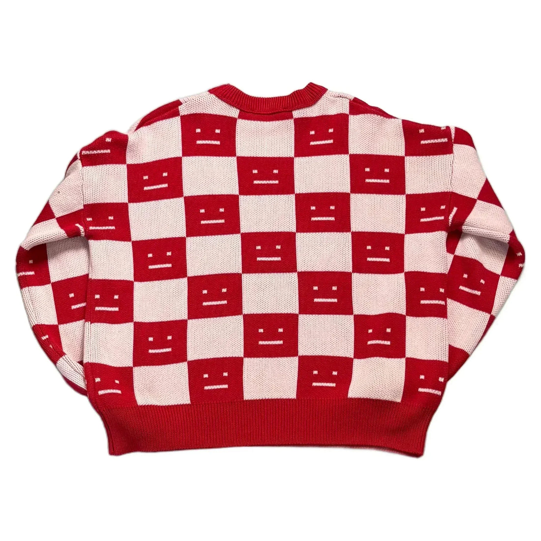 Red Acne Studios Knitted Sweatshirt - M | The Streetwear Studio