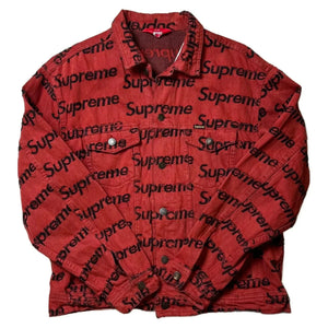 Supreme Denim Jacket - Red - M