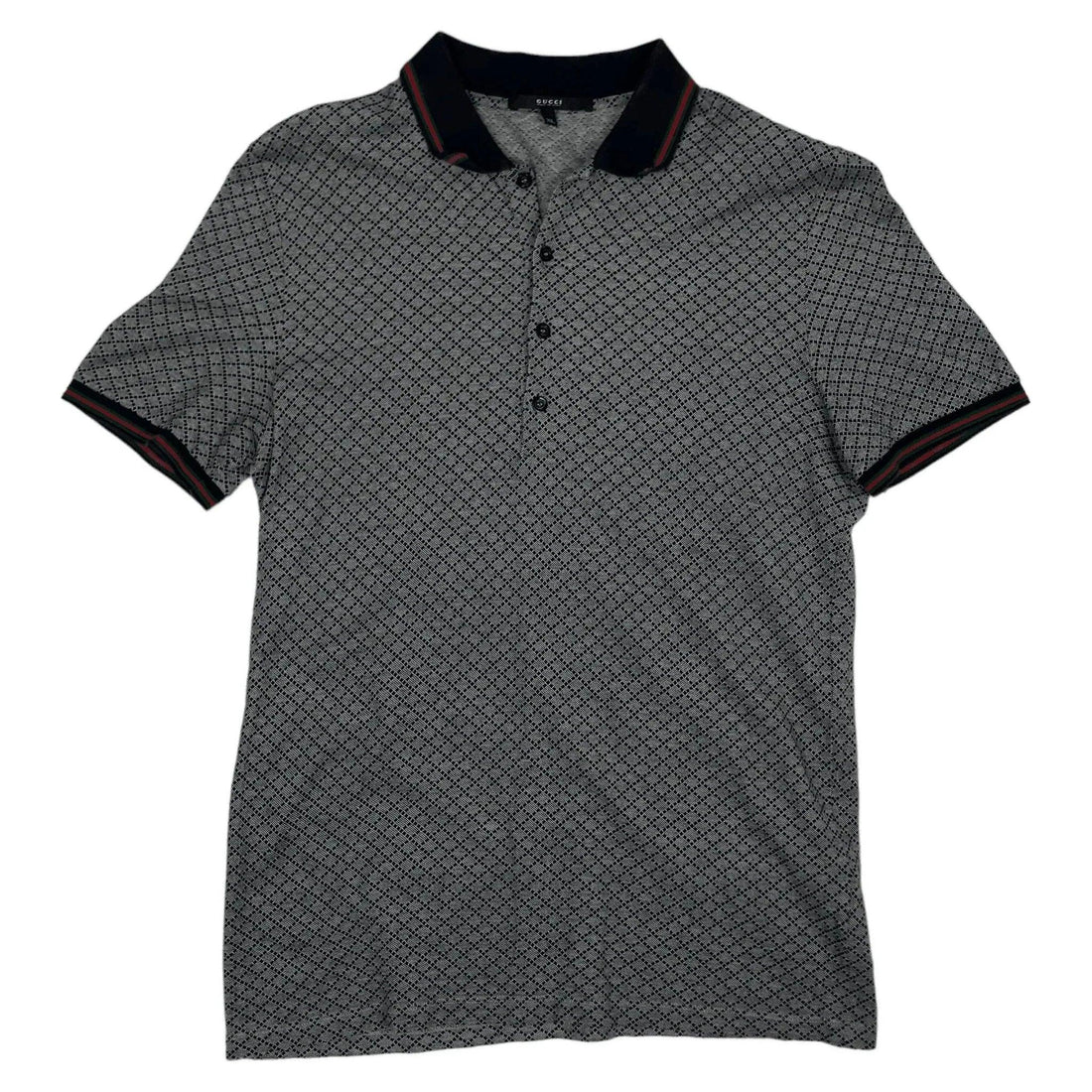 Vintage 90s Grey Gucci Polo Shirt - XL | The Streetwear Studio