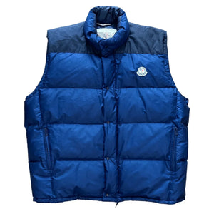 Moncler Puffer Gilet - Navy - XL - 1990s