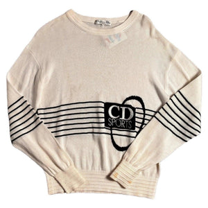 Christian Dior Sport Knitted Sweatshirt - White - L