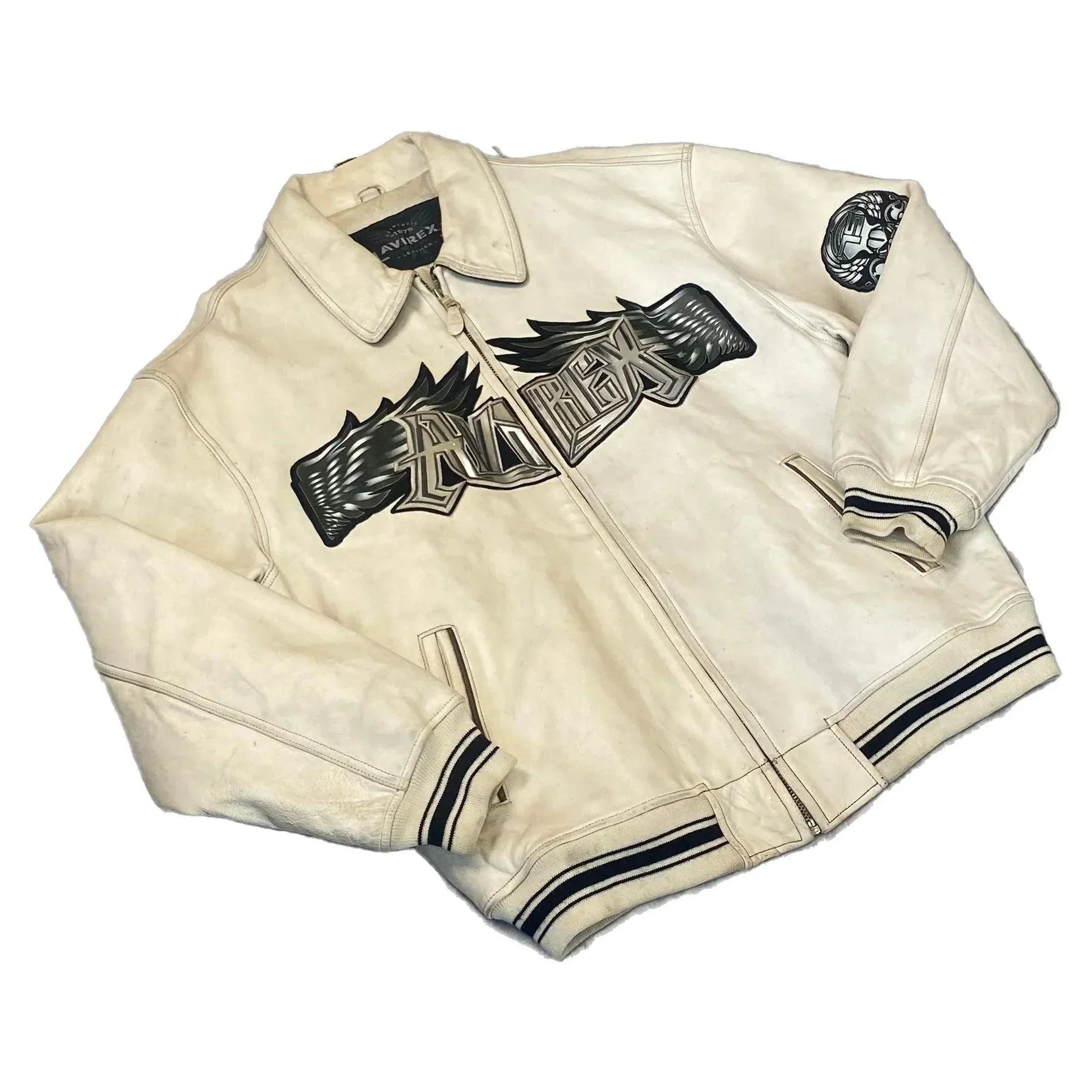 Vintage Avirex Leather Jacket - 4XL | The Streetwear Studio