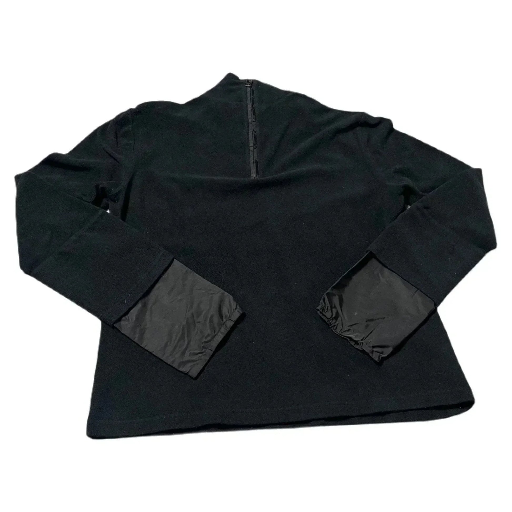 Vintage Black Prada 1/4 Zip Fleece - L | The Streetwear Studio