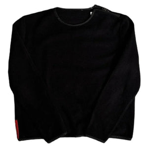 Prada Fleece Sweatshirt - Black - S