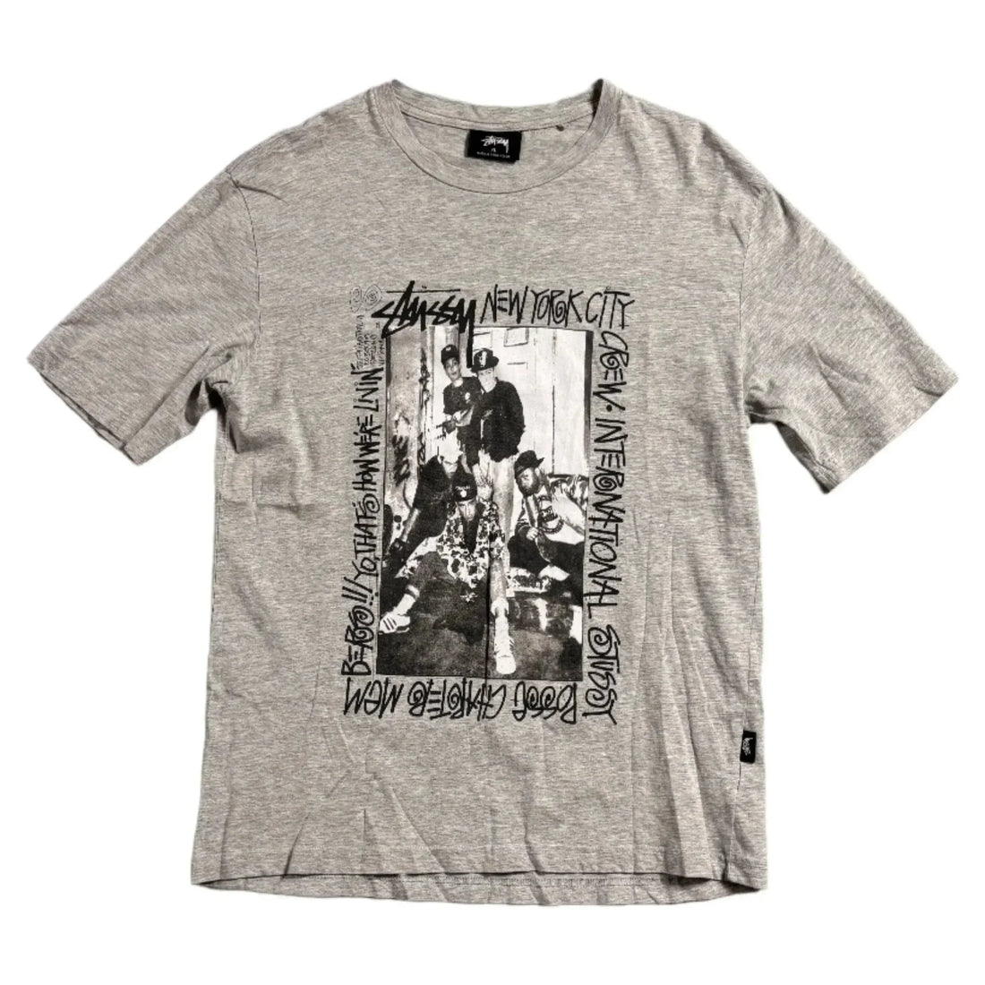 Vintage Grey Stussy Tee - XL | The Streetwear Studio