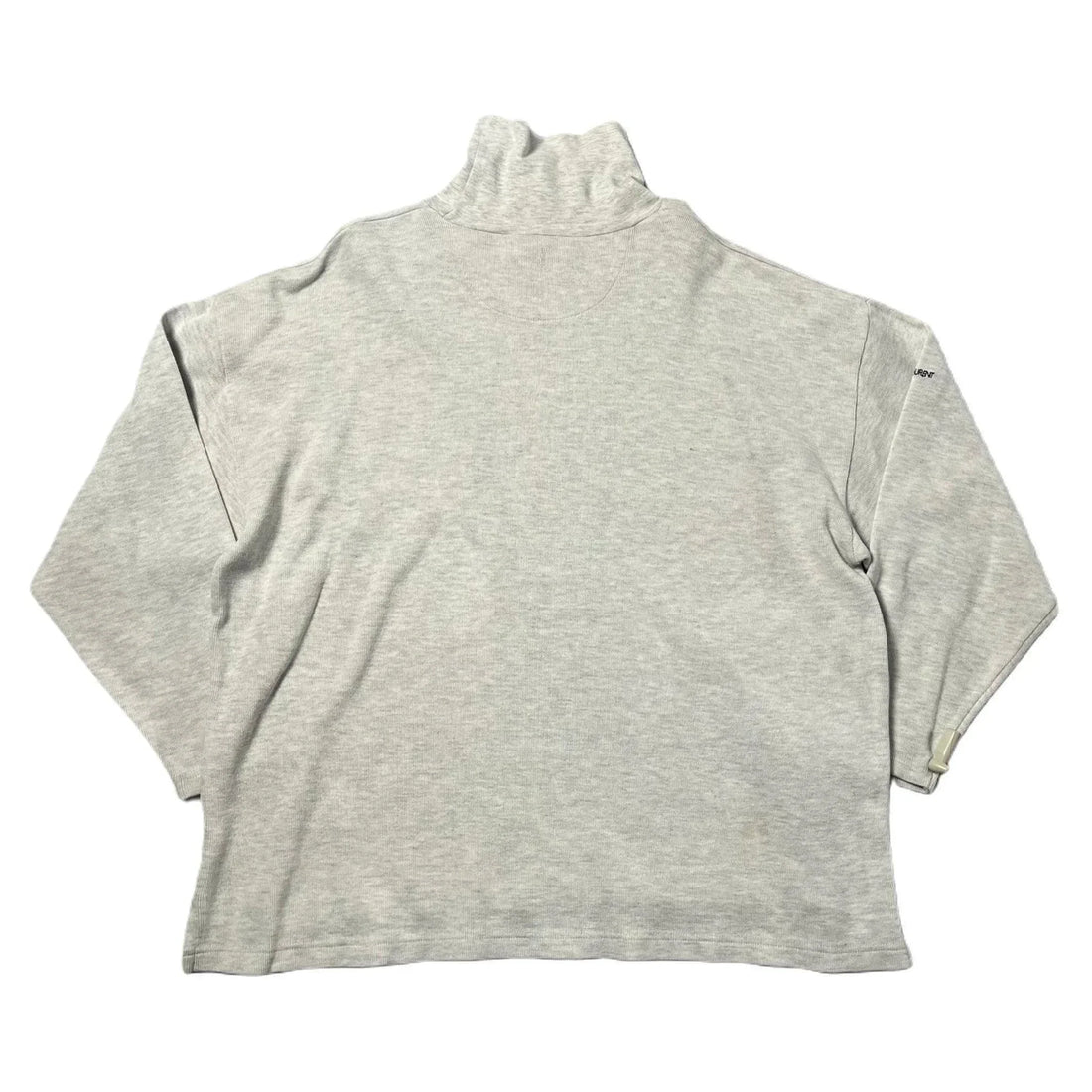Vintage Grey Yves Saint Laurent (YSL) Mock Neck Sweatshirt - XL | The Streetwear Studio
