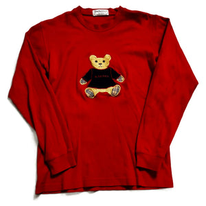 Burberry Long Sleeve Tee - Red - M
