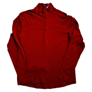 Prada Half-Zip Sweatshirt - Red - L