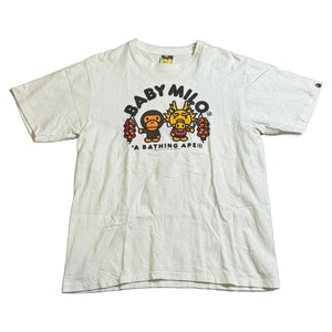 A Bathing Ape (BAPE) T-Shirt - White - L