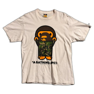 A Bathing Ape (BAPE) T-Shirt - White - L