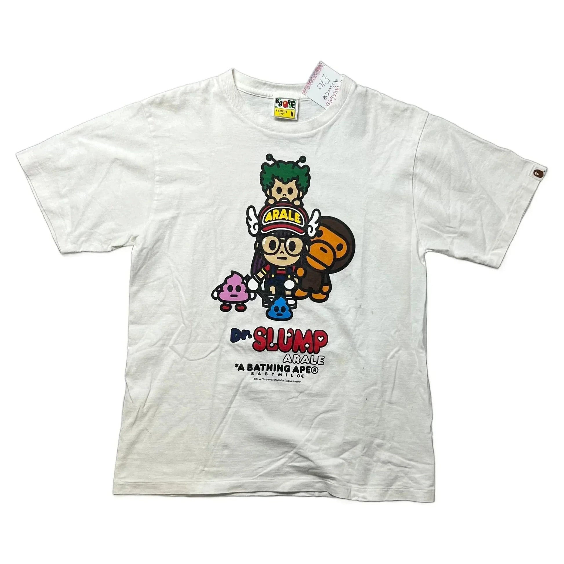 White A Bathing Ape (BAPE) Tee - M | The Streetwear Studio