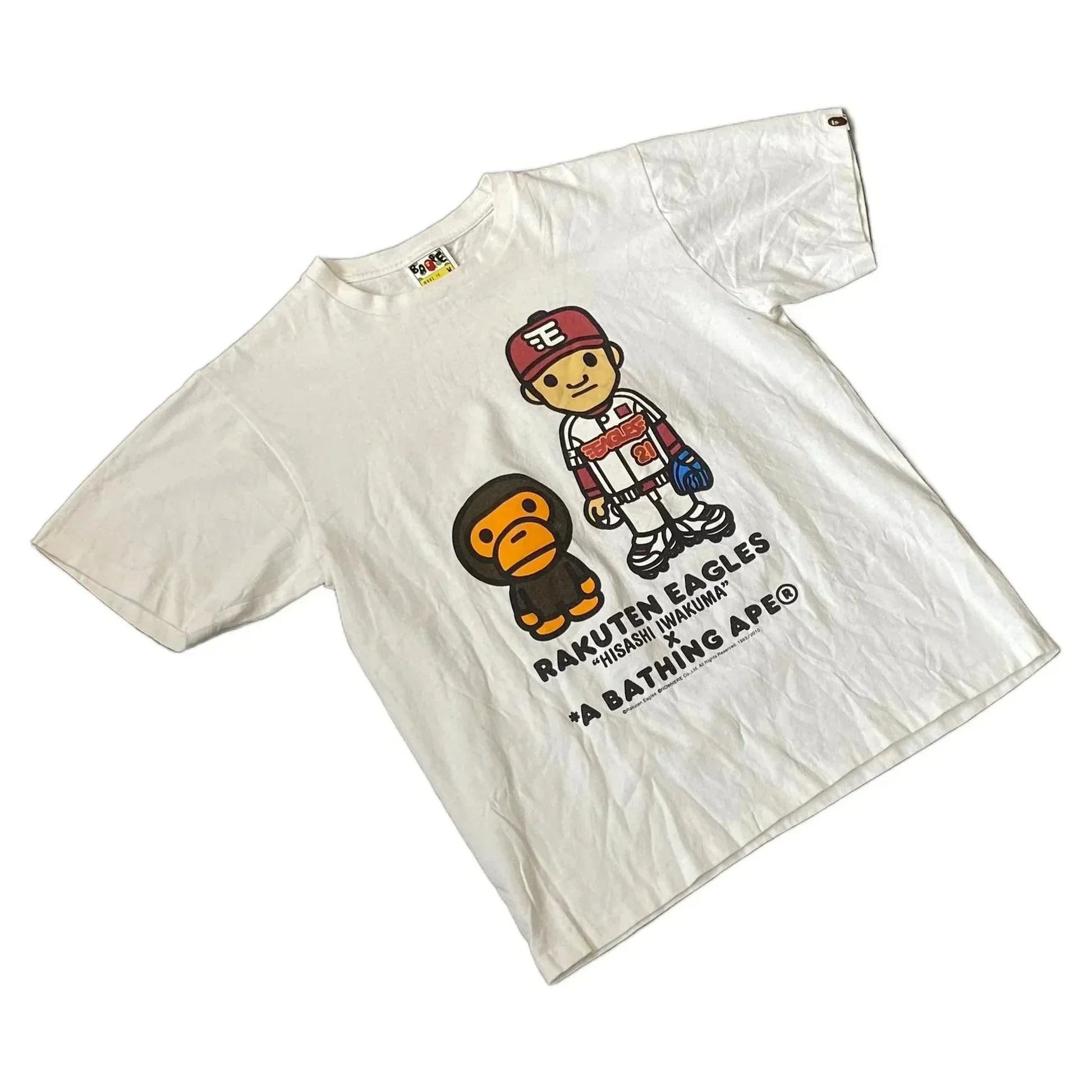 White A Bathing Ape (BAPE) Tee - M | The Streetwear Studio