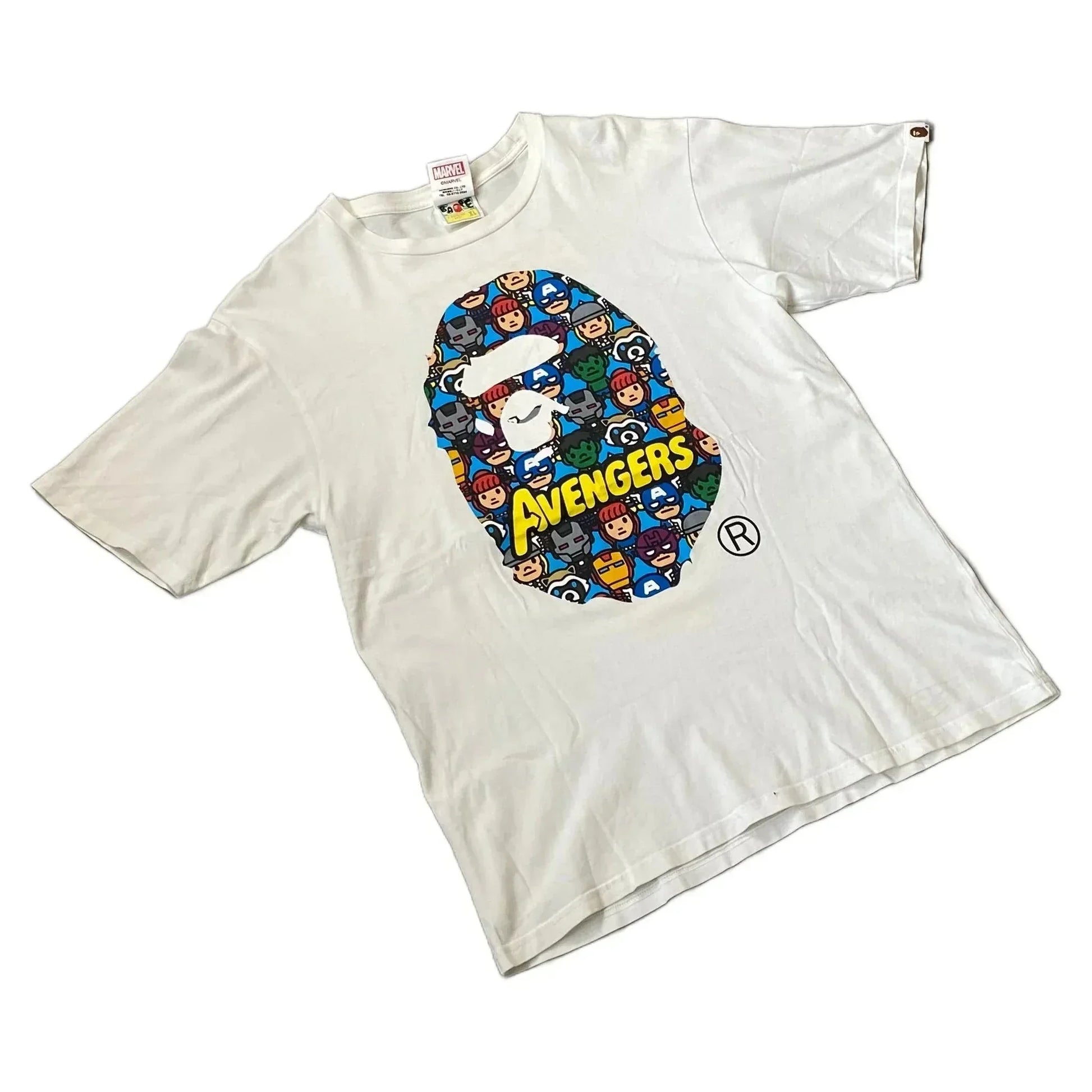 White A Bathing Ape (BAPE) Tee - XL | The Streetwear Studio