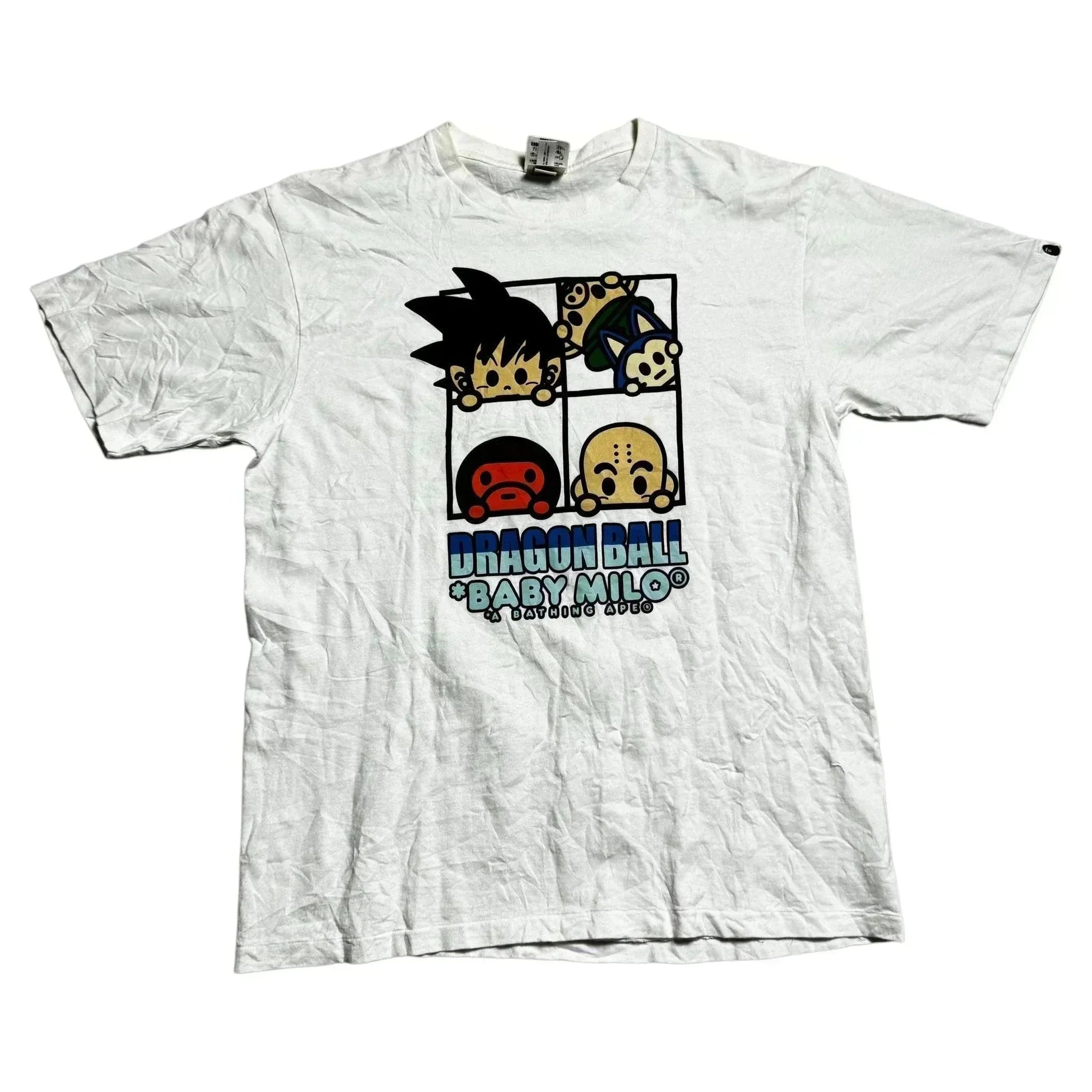 White A Bathing Ape (BAPE) x Dragonball Z Tee - XL | The Streetwear Studio