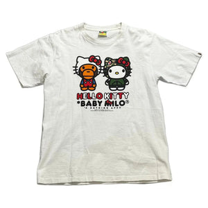 A Bathing Ape (BAPE) T-shirt - White - L