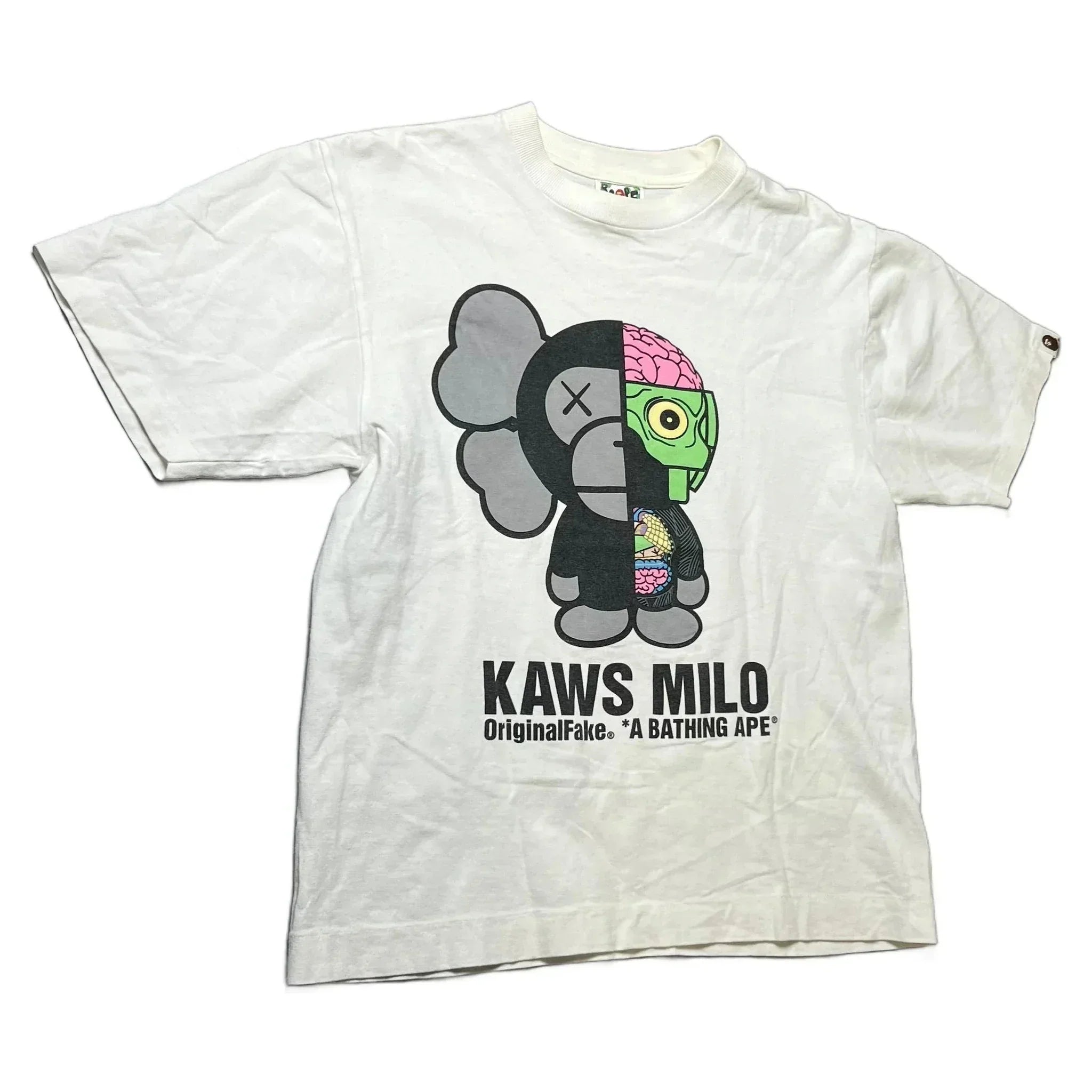 White A Bathing Ape (BAPE) x KAWS Tee - M | The Streetwear Studio