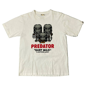 A Bathing Ape (BAPE) x Predator Tee - White - L