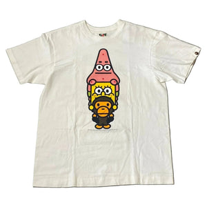 A Bathing Ape (BAPE) T-Shirt - White - L