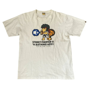 A Bathing Ape (BAPE) T-Shirt - White - XL - Street Fighter