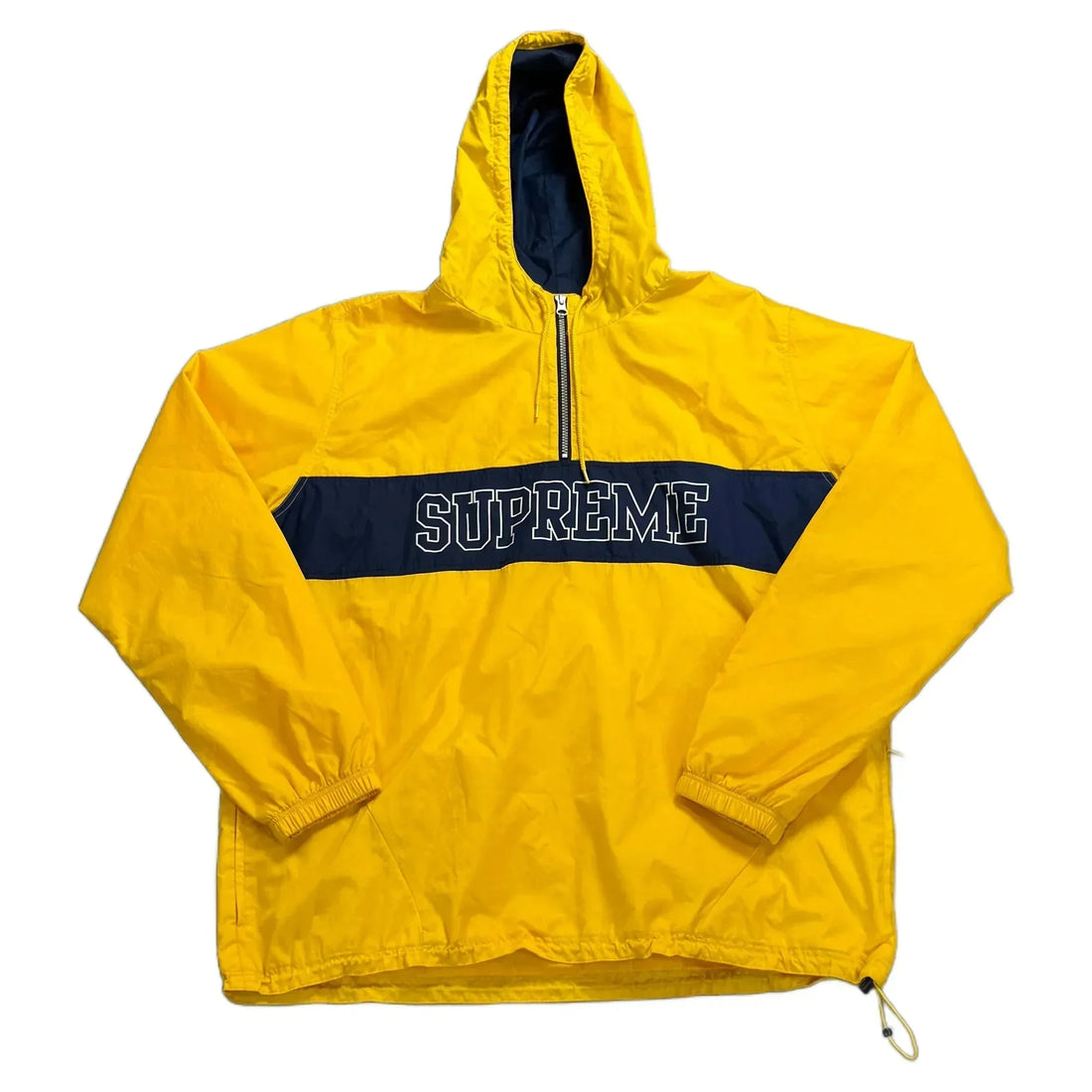 Yellow Supreme 1/4 Zip Jacket - XL | The Streetwear Studio